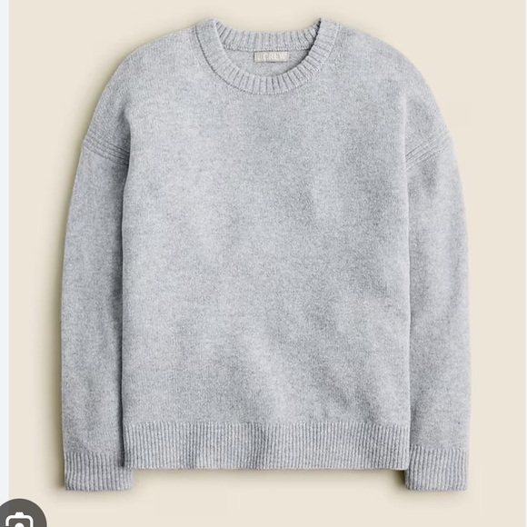 J crew Relaxed crewneck sweater in wool - Picture 1 of 4